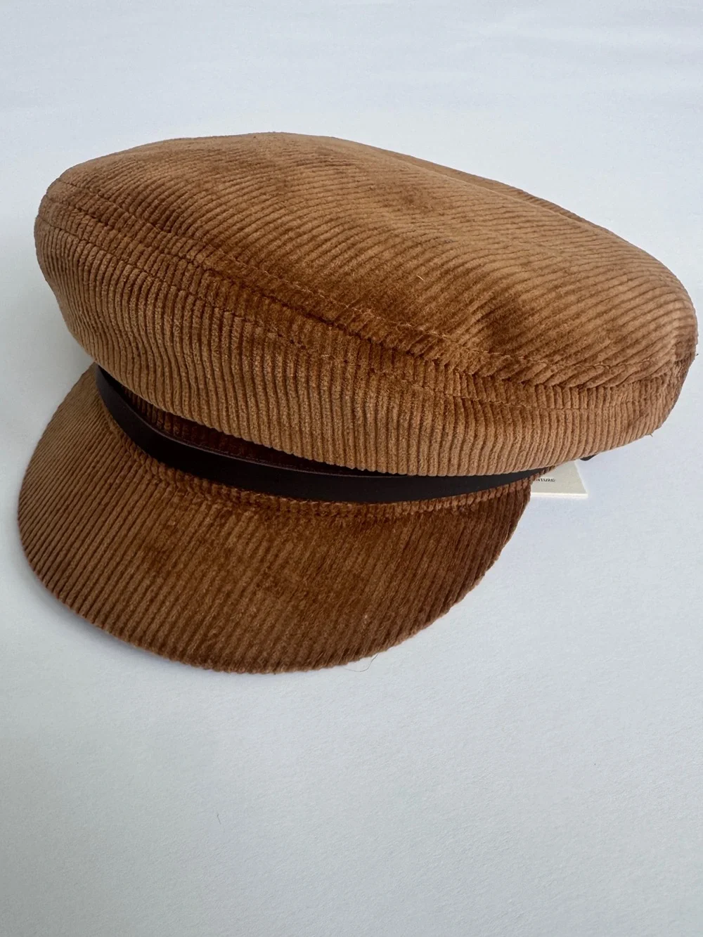 Will + Bear Little Baker Tan Corduroy Kids Newsboy Cap